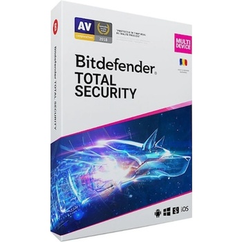 Bitdefender Total Security - 3 lic. 12 mes.