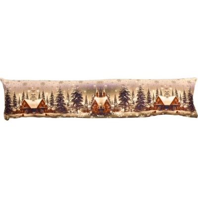 Forbyt Vánoční svítící dekorace okenní polštář Zasněžená krajina CYH6019R 20x85 – Zboží Mobilmania