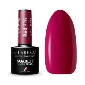 Claresa Claresa Soak Off UV/LED Red Gel Polish 426 5g
