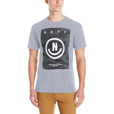 Neff MAITLAND TEE ATHLETIC HEATHER