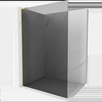 Mexen Kioto L душ екран Walk-in 80 x 200 cm, графит, злато матово - 800-080-103-55-40 (800-080-103-55-40)