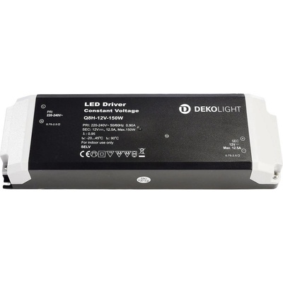 Deko-Light napájení BASIC, CV, Q8H-12-150W konstantní napětí 0-12500 mA IP20 12V DC 150,00 W 862167