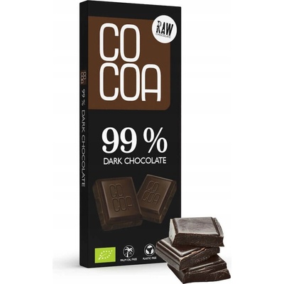 Cocoa Horká čokoláda surová 99% Bio 40 g