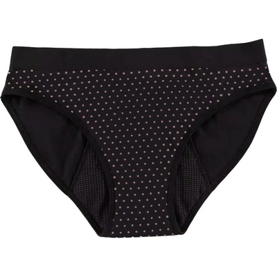 Mena by Moio Dívčí menstruační kalhotky puntíky černé – Zboží Dáma