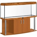 Diversa Comfort LED akvarijní set vypouklý hliník wenge 375 l