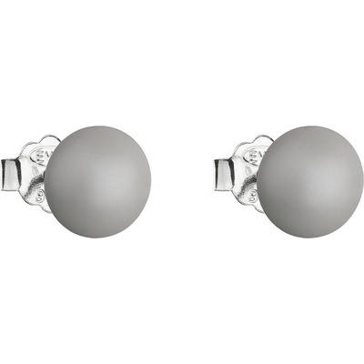 Swarovski pecka s perlou šedé kulaté 31142.3 pastel grey
