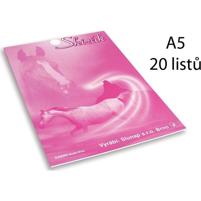 Kreslík Skicák A5/20 listů 500.08
