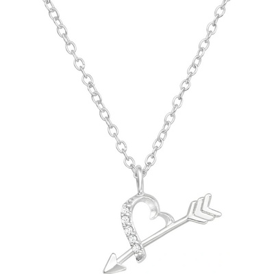 Bangles.cz Řetízek srdce & šíp 1949