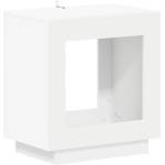 vidaXL Странична маса Бяло 60 x 40 x 65 см Инженерна дървесина (899895)