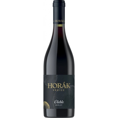 Horák Merlot výběr z hroznů Vrbice Úlehle 2022 14% 0,75 l (čistá fľaša)