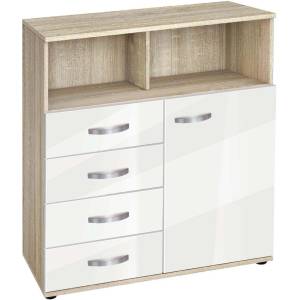 Bogdan Furniture G Скрин Memo. bg, модел BM-Ava 14-1000, ГБ сонома и бяло гланц