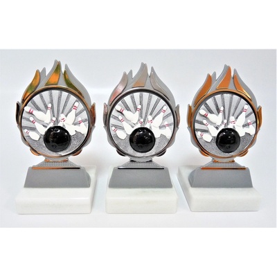 VIZINGR Bowling plakety Q120-802-FG006 stříbro