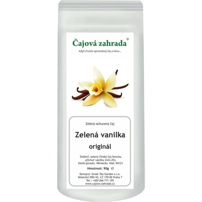 Čajová zahrada Zelená vanilka zelený ochucený čaj 0,5 kg