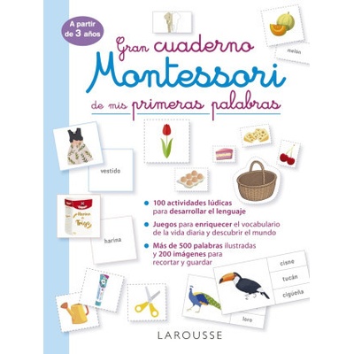 Gran cuaderno Montessori de mis primeras palabras (ÉDITIONS LAROUSSE)(Brožovaná)