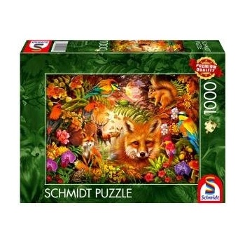 Schmidt Spiele Blossoms, Fur and Feathers (1000 pieces)