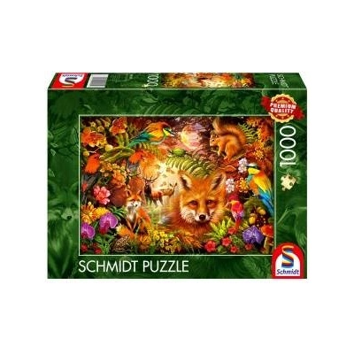 Schmidt Spiele Blossoms, Fur and Feathers (1000 pieces)