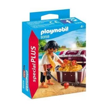 PLAYMOBIL Комплект Плеймобил 9358 - Playmobil - Пират със съкровище, 2900427