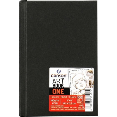 Canson Skicár Art Book One 100 g/m² 98 listov 10,2 x 15,2 cm pevná väzba