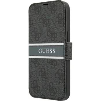 GUESS GUBKP13S4GDGR iPhone 13 mini 5, 4" grey book 4G Stripe (GUBKP13S4GDGR)