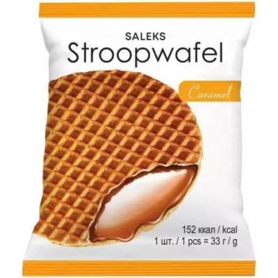 Saleks stroopwafel caramel 33 g