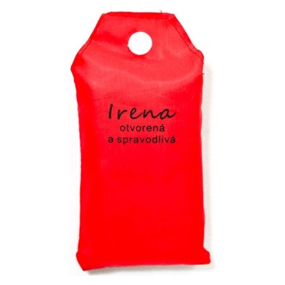 Nákupná taška s menom IRENA - otvorená a spravodlivá