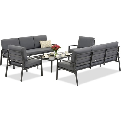 Garden Point Луксозен комплект градински мебели Vigo Coffee 8 антрацит Garden Point (GAP1082-COF8)