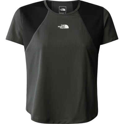 The North Face Дамска тениска w lightbright s/s tee asphalt grey/tnf black - xl (nf0a825smn8)