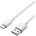 PremiumCord Кабел usb 2.0, бързо зареждане, 3a, a - c, m/m, 1 м, бял ku31cf1w (ku31cf1w)