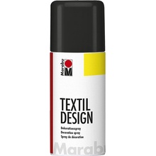 Barva na textil ve spreji Marabu Textil Design spray 150 ml černá 073