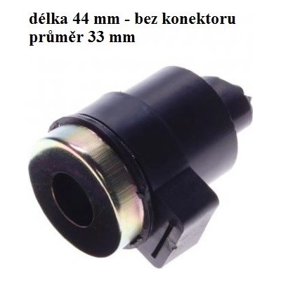 přerušovač - relé blikačů 12V 2X10W+3,4W - kulatý - konektor 3 pin
