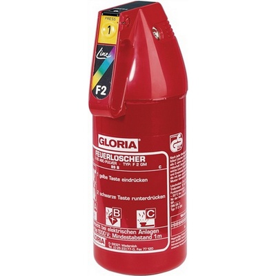 Gloria Automobilový práškový hasicí přístroj 2 kg s A 13 A 89 B C