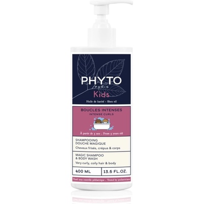 PHYTO Kids Intense Curls Magic Shampoo & Body Wash шампоан и душ гел за деца 400ml
