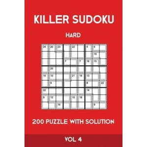 Killer Sudoku Hard 200 Puzzle With Solution Vol 4: Advanced Puzzle Book, 9x9, 2 puzzles per page | Tewebook Sumdoku (ISBN: 9781701208711)