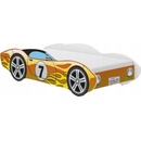 Wooden Toys Auto Corvetta + matrac žltá