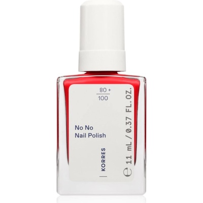 KORRES No No Nail Polish подхранващ лак за нокти цвят 48 Coral Red 11ml