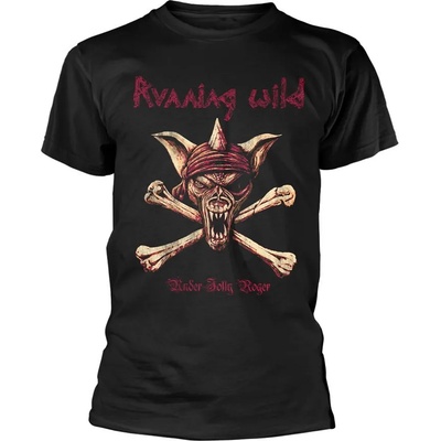 Running Wild Under Jolly Roger Crossbones Black S Риза (PH11637S)