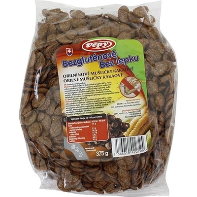 VEPY Obilninové mušličky kakaové 375 g