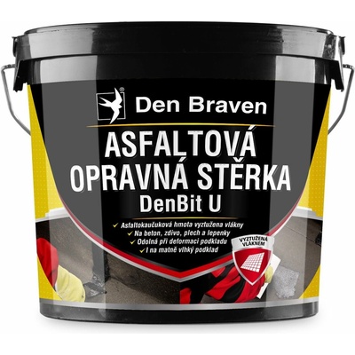 Den Braven Den Braven - Asfaltová opravná stierka DenBit U, vedro, 10 kg, čierna