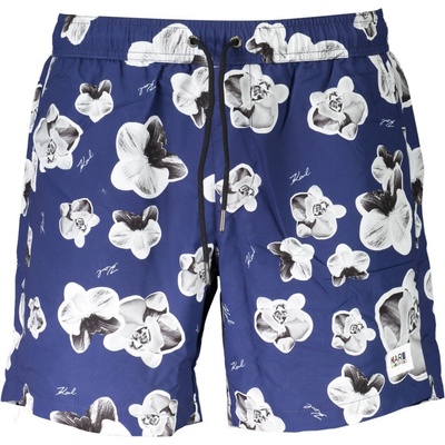 Karl Lagerfeld pánske plavky modré KL20MBM12_NAVY