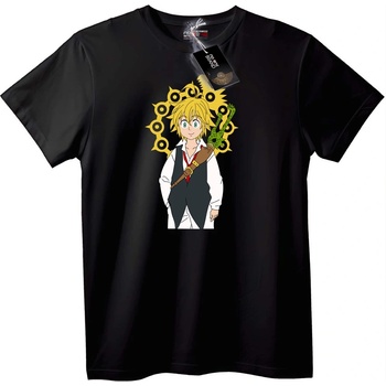 NOONEBRAND Тениска Meliodas Аниме - L, Black