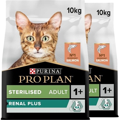 PRO PLAN PURINA PRO PLAN CAT STERILISED RENAL PLUS сьомга 2 x 10 кг