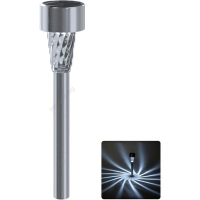 Aigostar - LED соларно осветително тяло LED/2V IP44 40 mAh матов хром (AI2687)