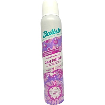 Batiste 24H Fresh Сух шампоан с дълготраен свеж аромат, 200 мл