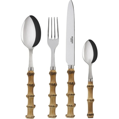 SABRE PARIS sada príborov Bistrot Brillant Panda Bamboo Light 4 ks