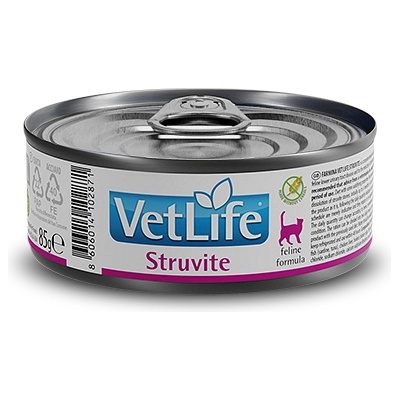 Farmina Vet Life Struvite - консерва за котки за струвитни камъни 85гр