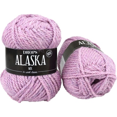 Drops Alaska MIX 40 levandulová růžová