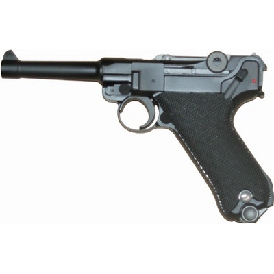 WE GBB Luger P08 4 Inch plynová černá – Zbozi.Blesk.cz