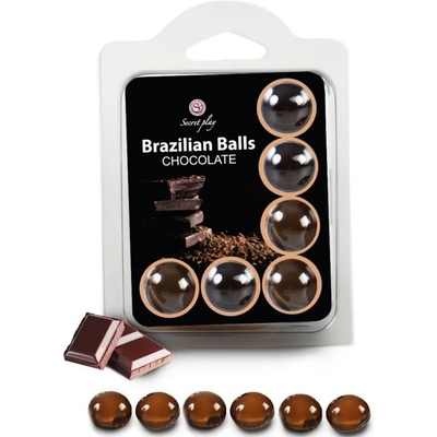 Secret Play set 6 brazilians balls chocolate