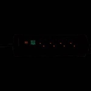 brennenstuhl Premium-Line anti-surge power strip 4 sockets 1.8 m black (1440950000)