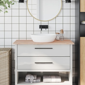 vidaXL Плот за баня 100x50x1, 5 см масивно дърво бук (355985)